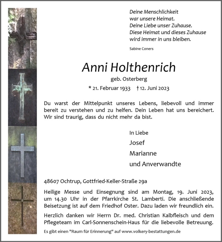 Erinnerungsbild für Anni Holthenrich