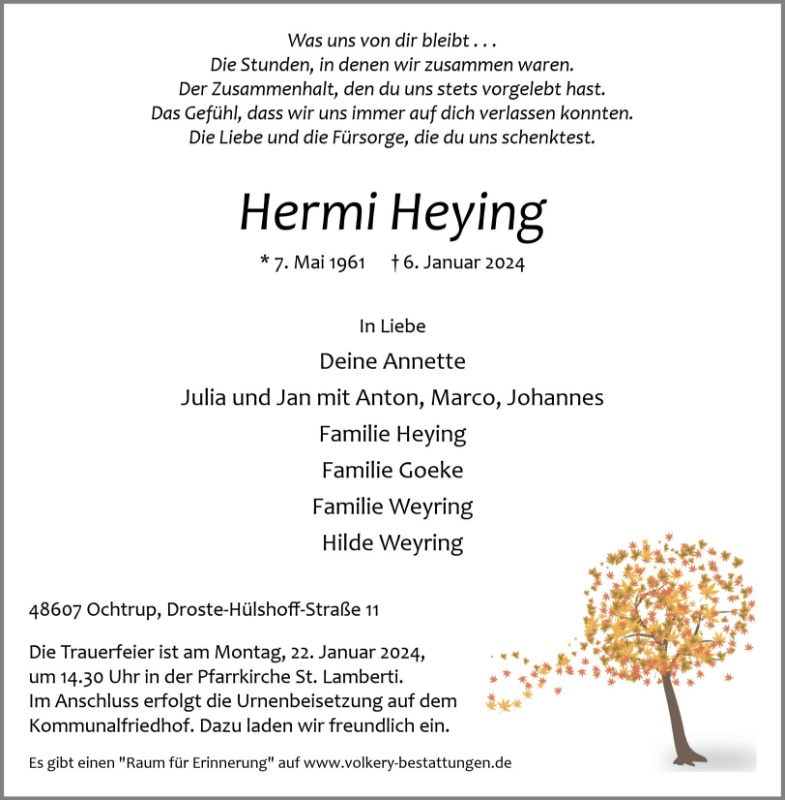 Erinnerungsbild für Hermi Heying