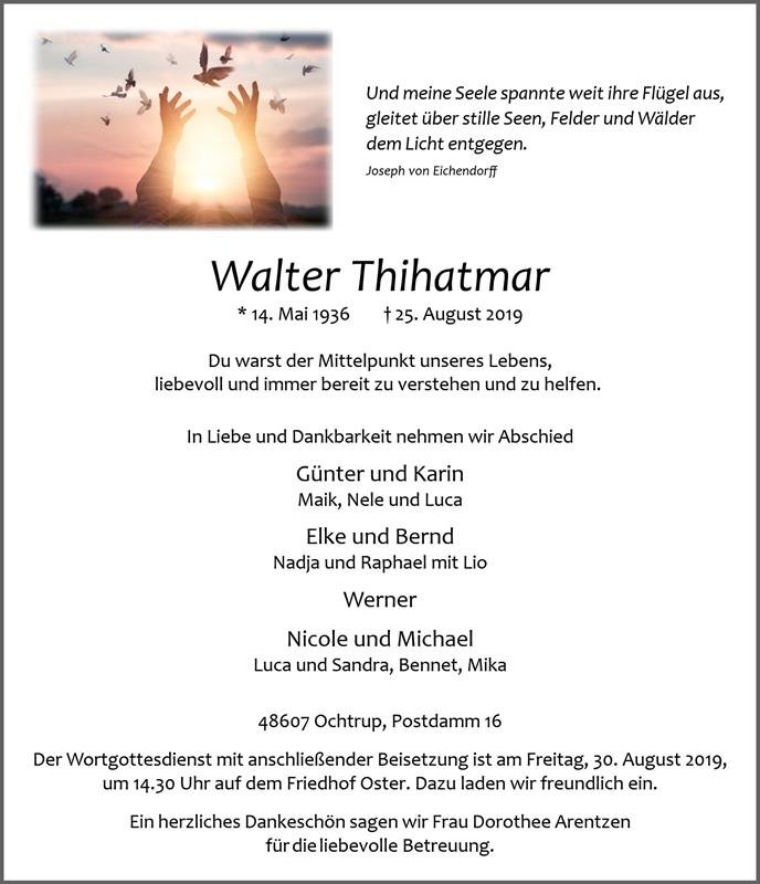 Erinnerungsbild für Walter Thihatmar